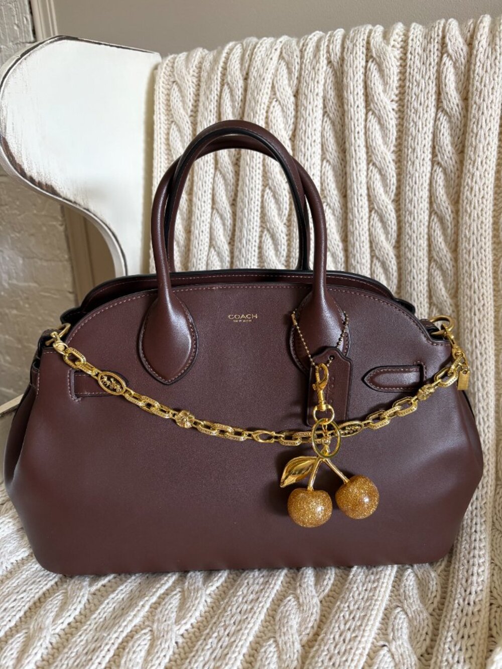 Coach Dark Brown Empire 35
